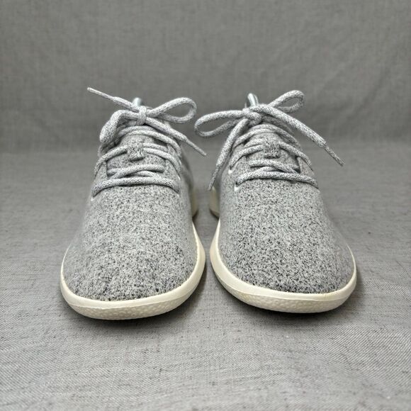 Allbirds Wool Runner Shoes Dapper Grey & Cream Wool Sustainably Made Women's 8 - Picture 3 of 10